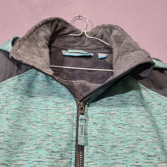 Women's Large L Free Country Faux Fur Lined Soft Shell Hooded Winter Coat Jacket - Picture 4 of 9